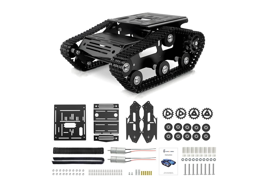 Robot Tracked Tank Car Chassis-DC Motor 1