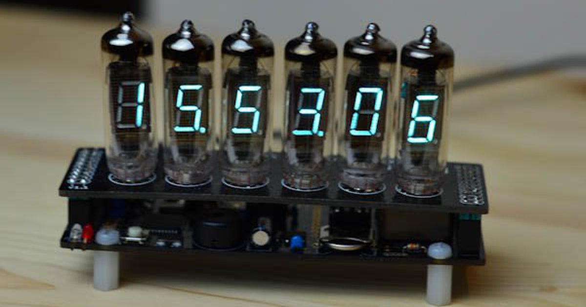 入荷now 安全 IV-6 Clock Modular VFD from Tindie on Corporation Akafugu 模型製作用品