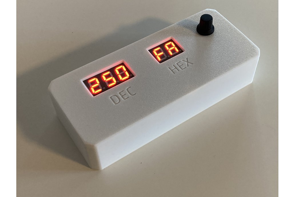 DIY Electronics Kit: DEC-HEX Converter, Model A 1