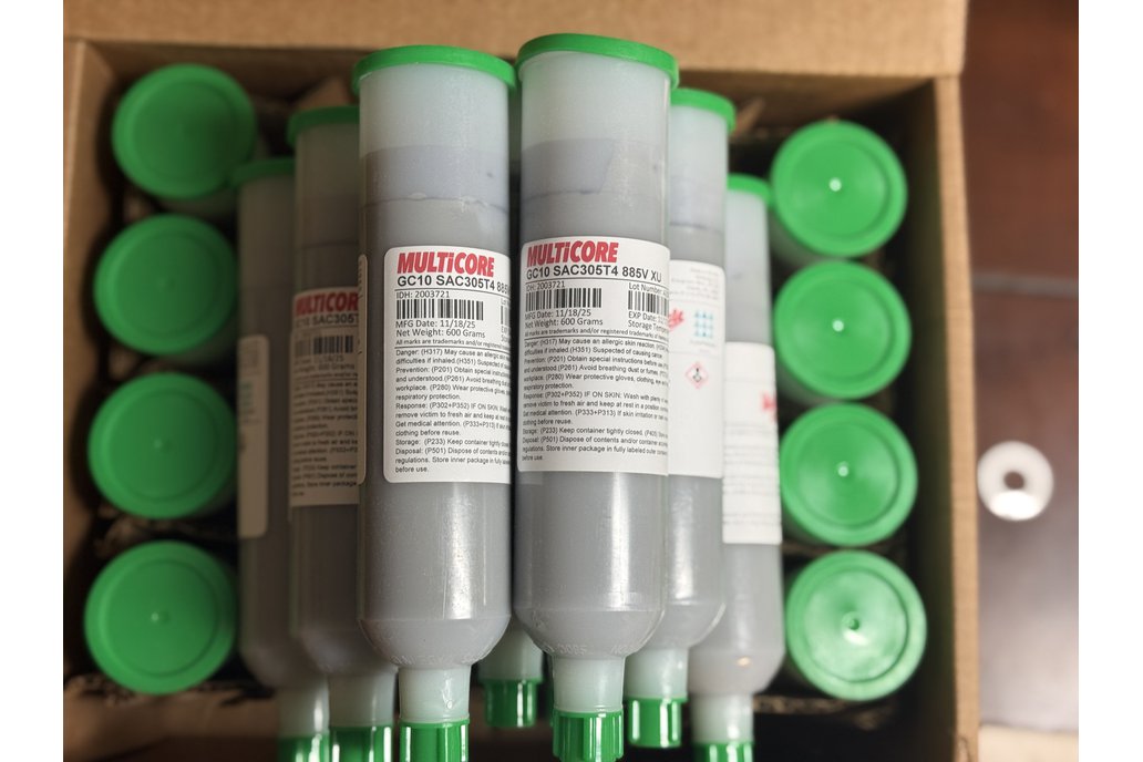 GC10 Solder Paste GC10SAC305T4 0.600 kg Tube 1