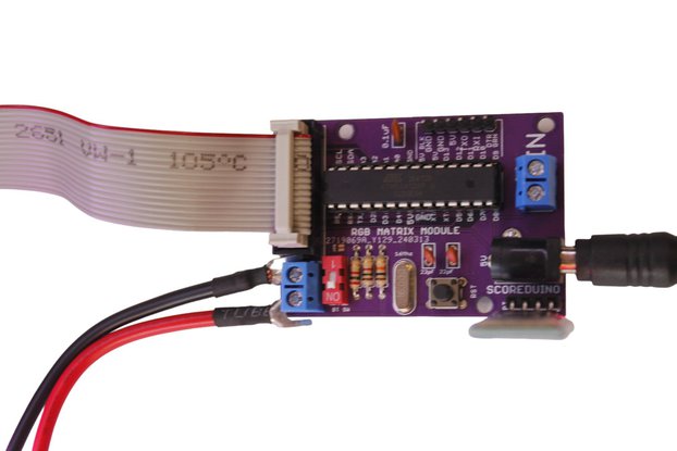 Scoreduino DMD module for P10 and P6 RGB matrix