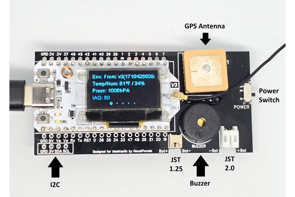 Heltec ESP32 v3 Shield for Meshtastic 1