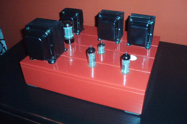 Tube amp pure A-Class  with EL84 triode wired