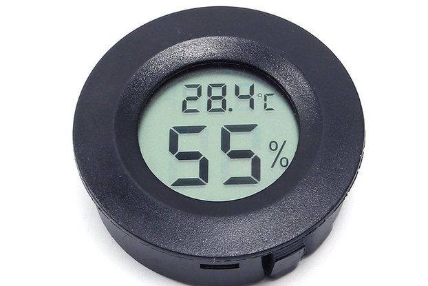Round Probe Temperature Humidity Meter LCD(9081)
