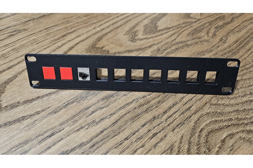 10-inch Keystone Patchpanel with 10 ports 1