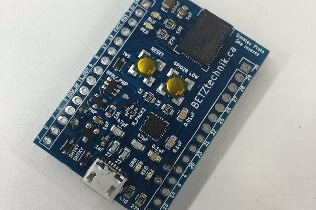 Simblee BLE Arduino breakout board