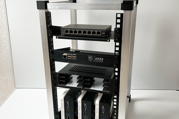 10" Server Rack | Open Frame 10U | Half Rack