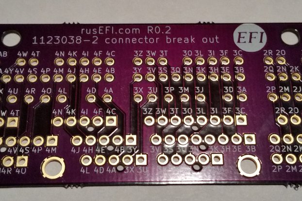 72p connector - bare PCB (Miata NB2)