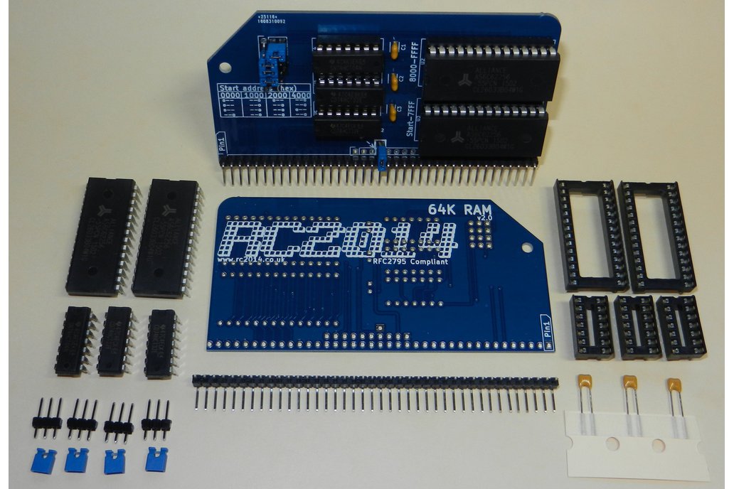 64K RAM Module For RC2014 - Z80 Homebrew Computer 1