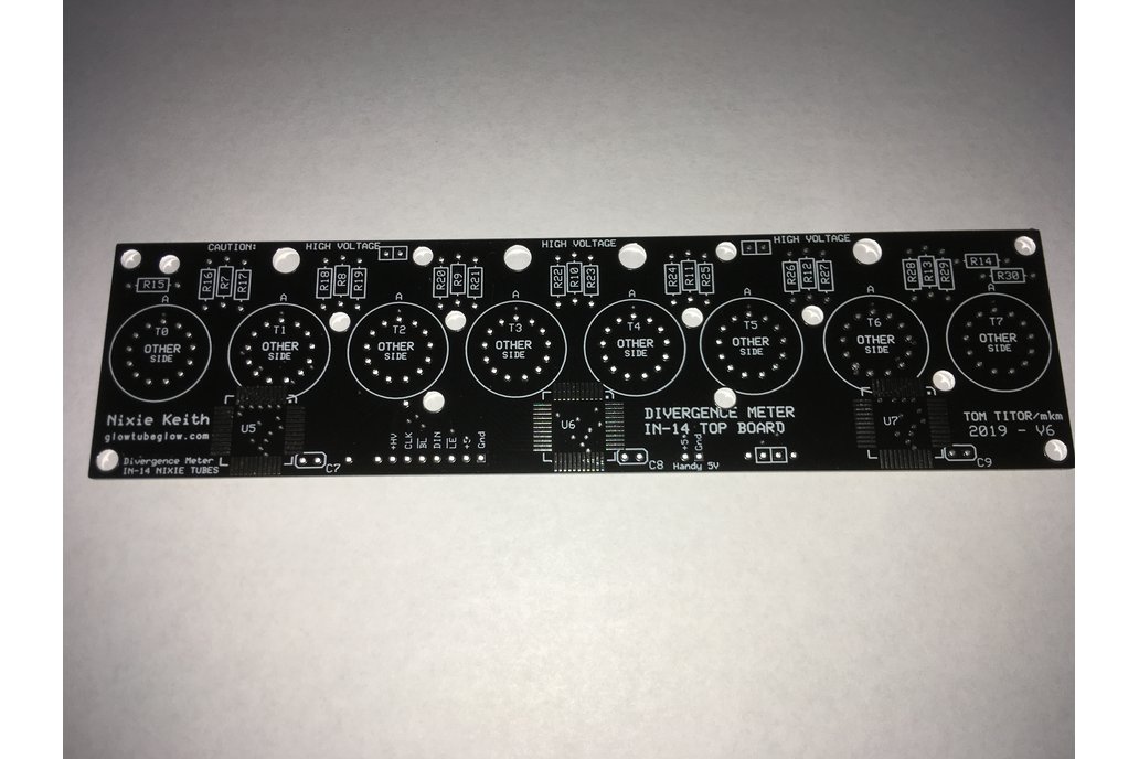 Nixie Divergence Meter 2 BOARDS ONLY - PATCHED 1