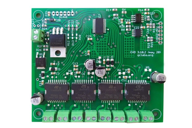 16-channel 2.8A each 9-24V DC I2C Load Driver