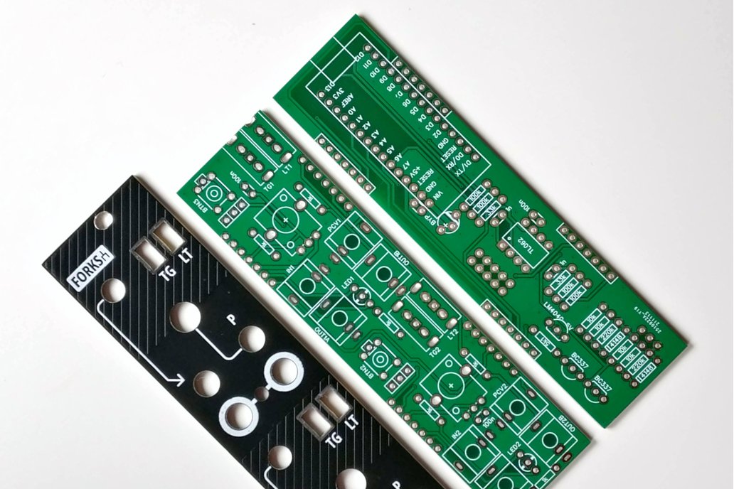 Forks: a DIY clone of MI Branches (PCB + Panel) 1