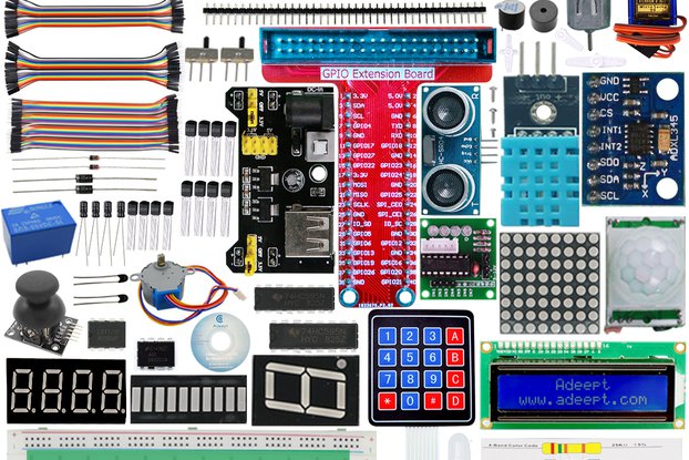 Adeept Starter Kit for Raspberry Pi DC Motor