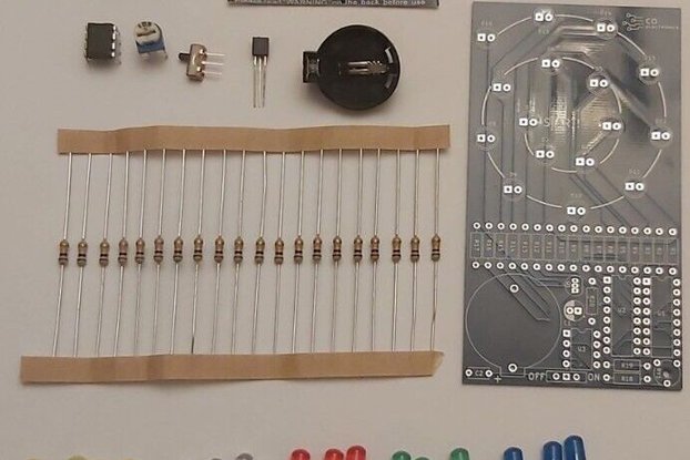 PCB Soldering practice LED Chaser project DIY kit