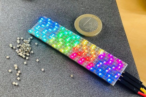 MicroMatrix - A very tiny 8x8 (8x32) LED Matrix