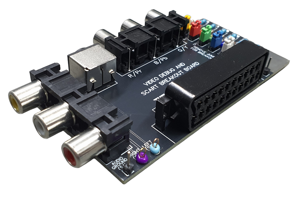 Video debug / scart breakout board 1