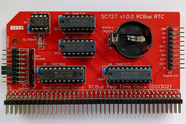 SC727 RCBus-80pin Real Time Clock Module Kit