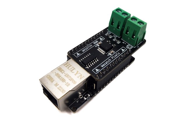Wasatch Duo Controller w/WLED and Ethernet