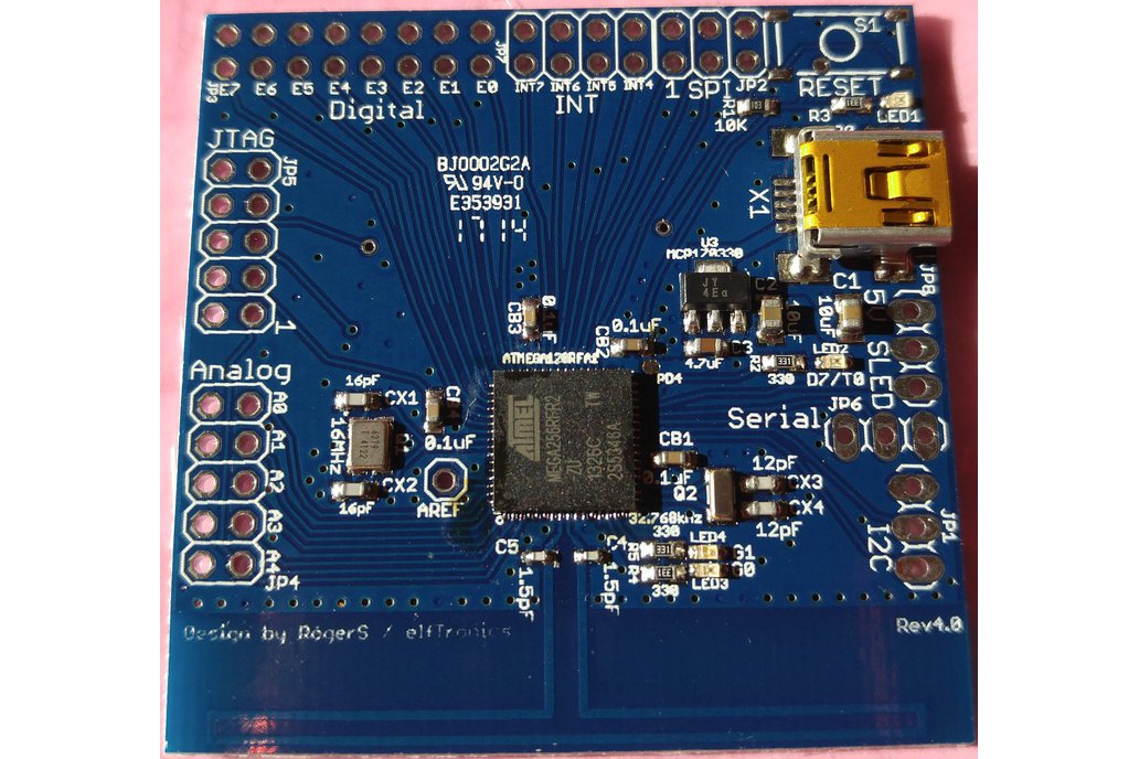 ATMega256RFR2 Breakout Board for 802.15.4 Wireless 1