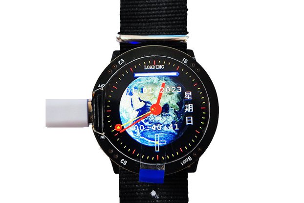 Pi Pico RP2040  1.28-inch TFT display watch board