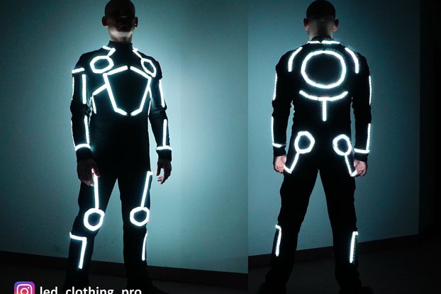 Full color LED light up Tron suit | Tron Legacy |