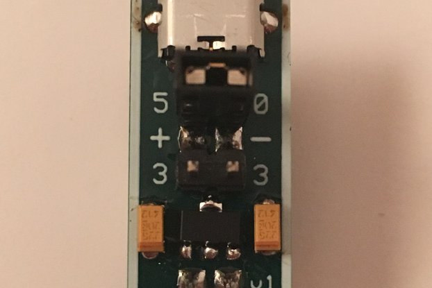 Micro USB to 5.0V *OR* 3.3V for Breadboard