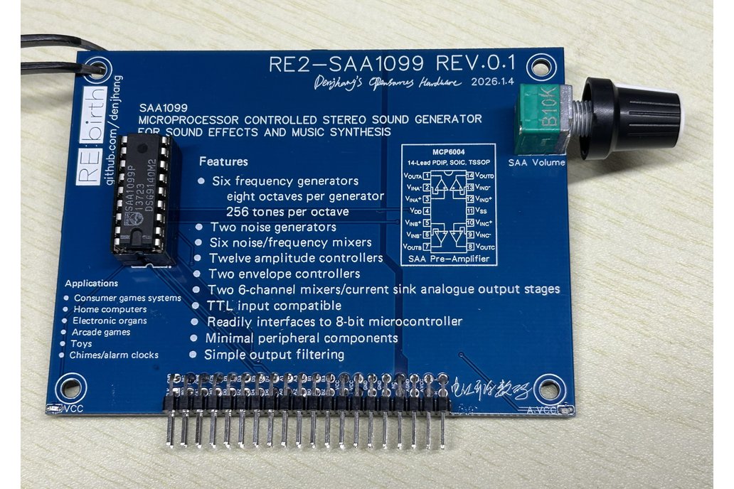 RE2-SAA1099 - Project RE:birth 2nd Sound Card 1