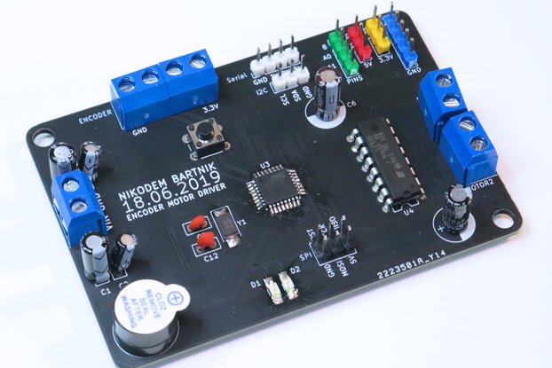 Encoder Motor Driver PCB