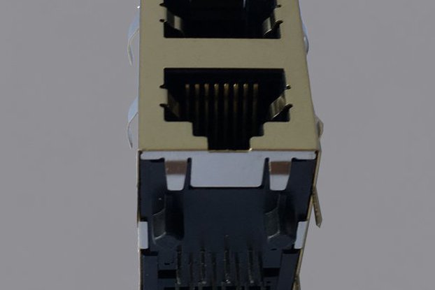 2x1 Ports RJ45 Jacks without Magnetic(Qty 5pcs)