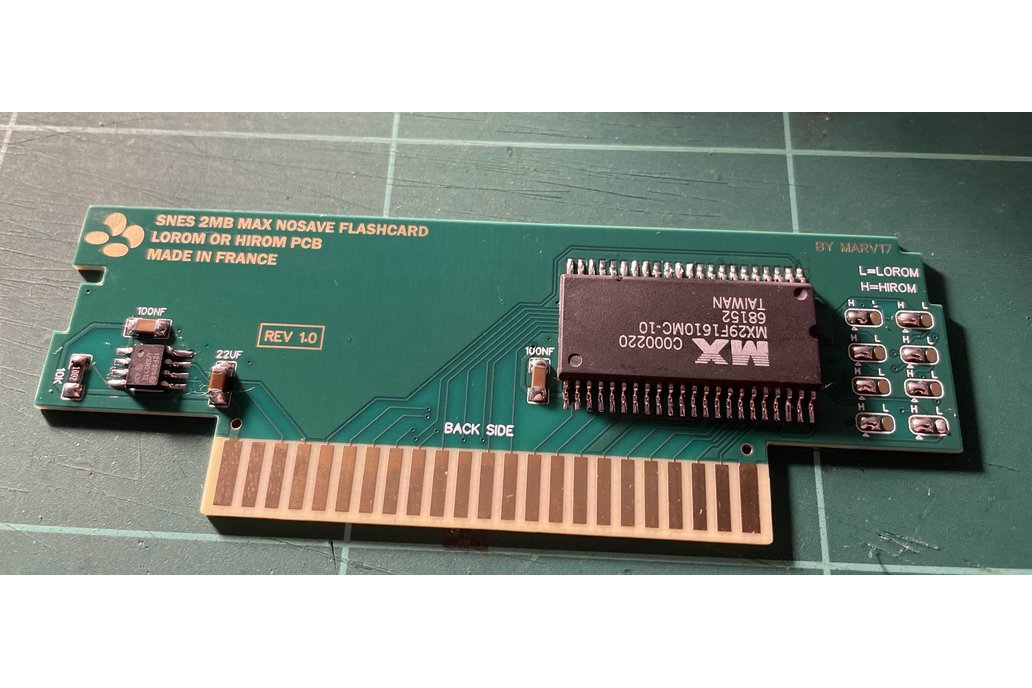 Snes nosave flashcard 4mb/2mb/1mb  hirom/lorom 1