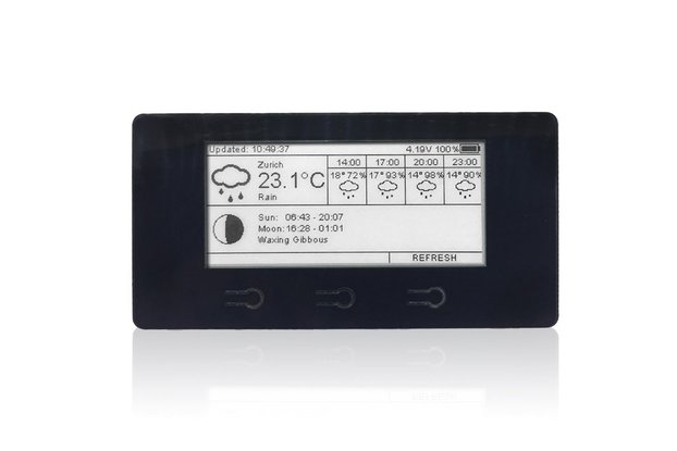 ESP8266 - 2.9" ESPaper Plus Module, WiFi ePaper