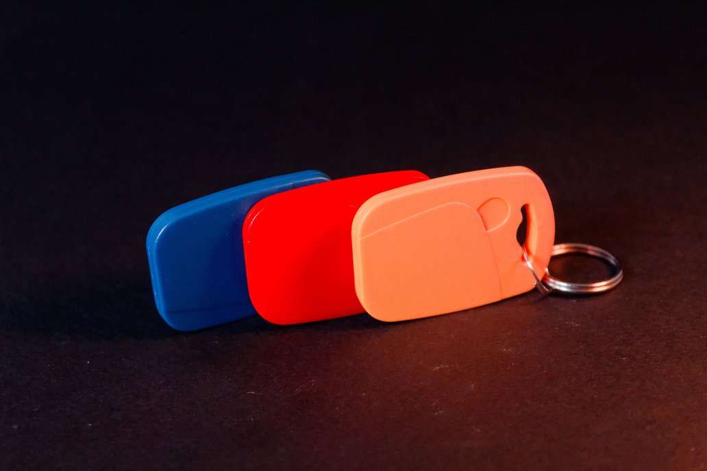 Rewritable dual-frequency NFC+RFID keyfobs - 3 pcs 1