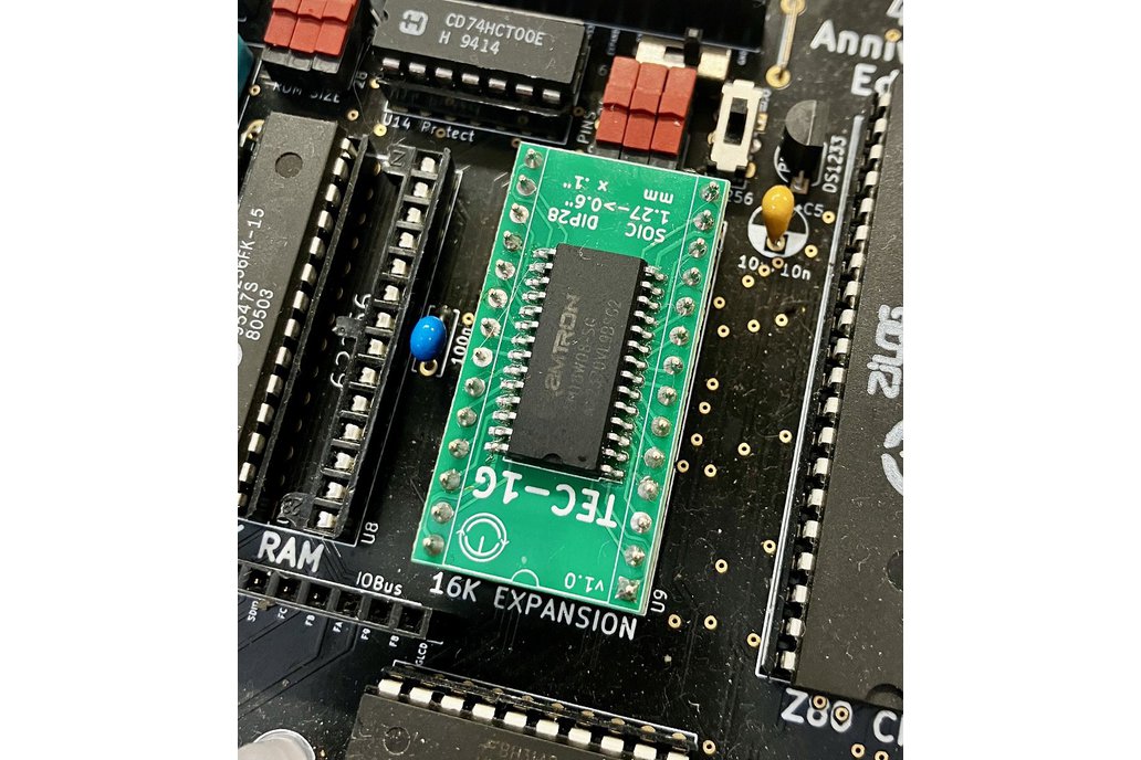 TEC-1G 32K FRAM (Non-Volatile) 1