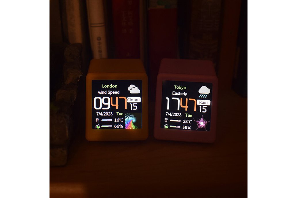 Multi-Function Information Display Temperature Hum 1