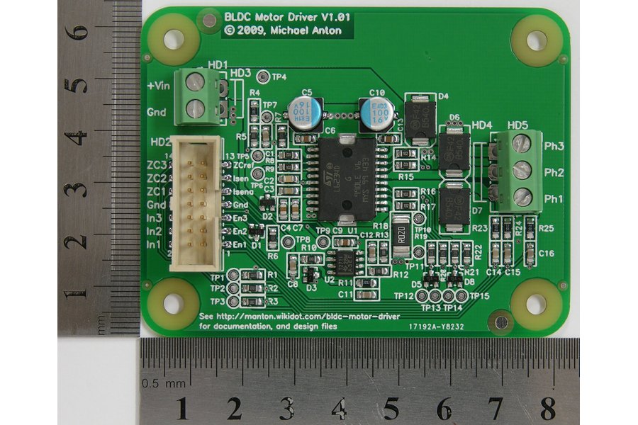 Brushless DC (BLDC) Motor Driver from manton on Tindie