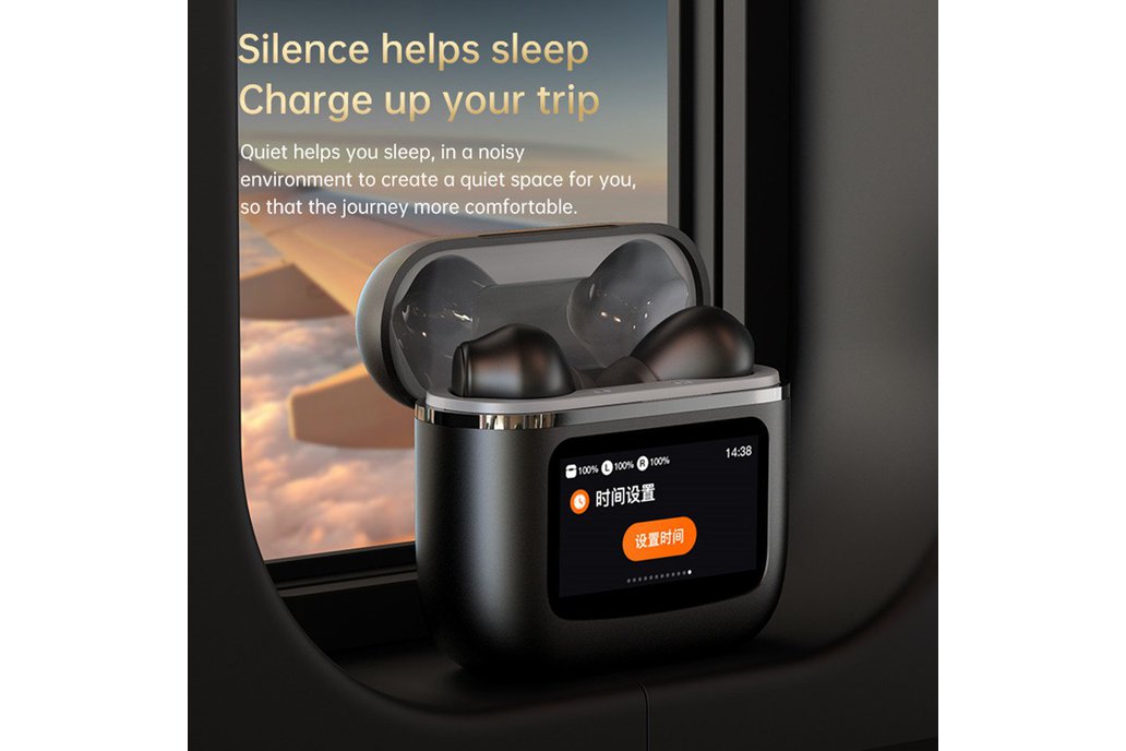 T68 Pro Touch Screen Control ANC Earbud 1