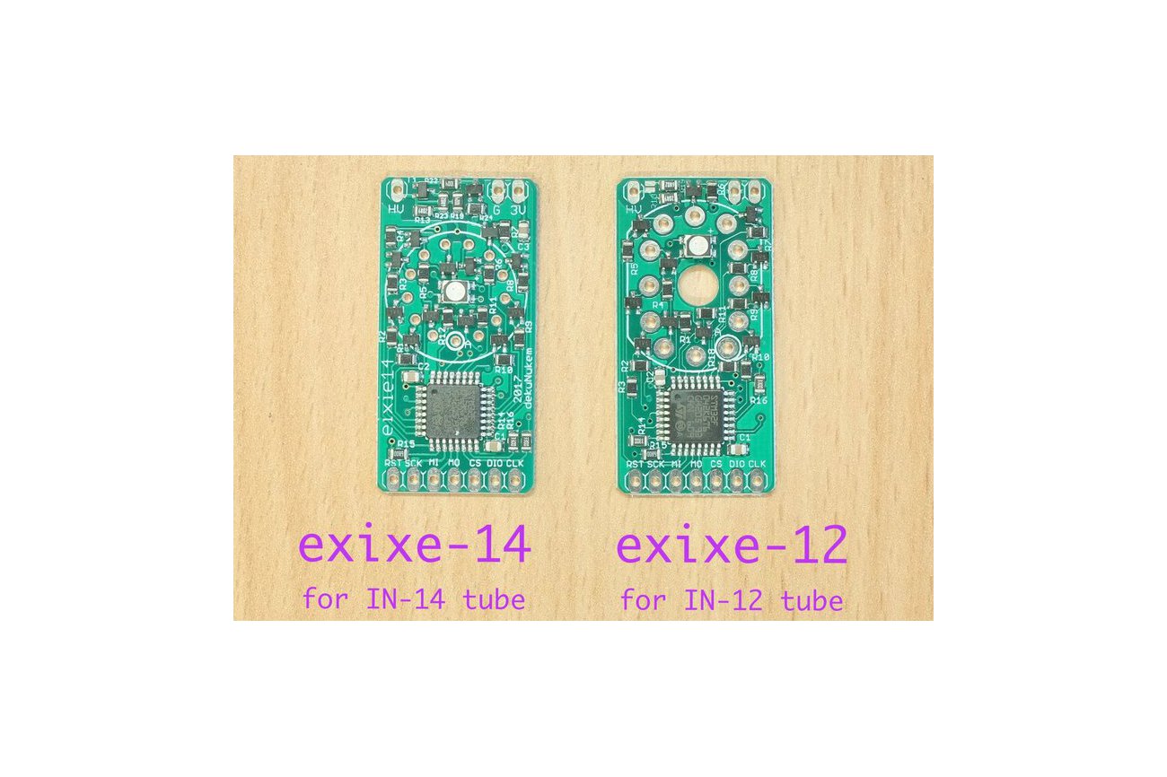 exixe: Miniture Nixie Tube Driver Modules from Dekunukem on Tindie