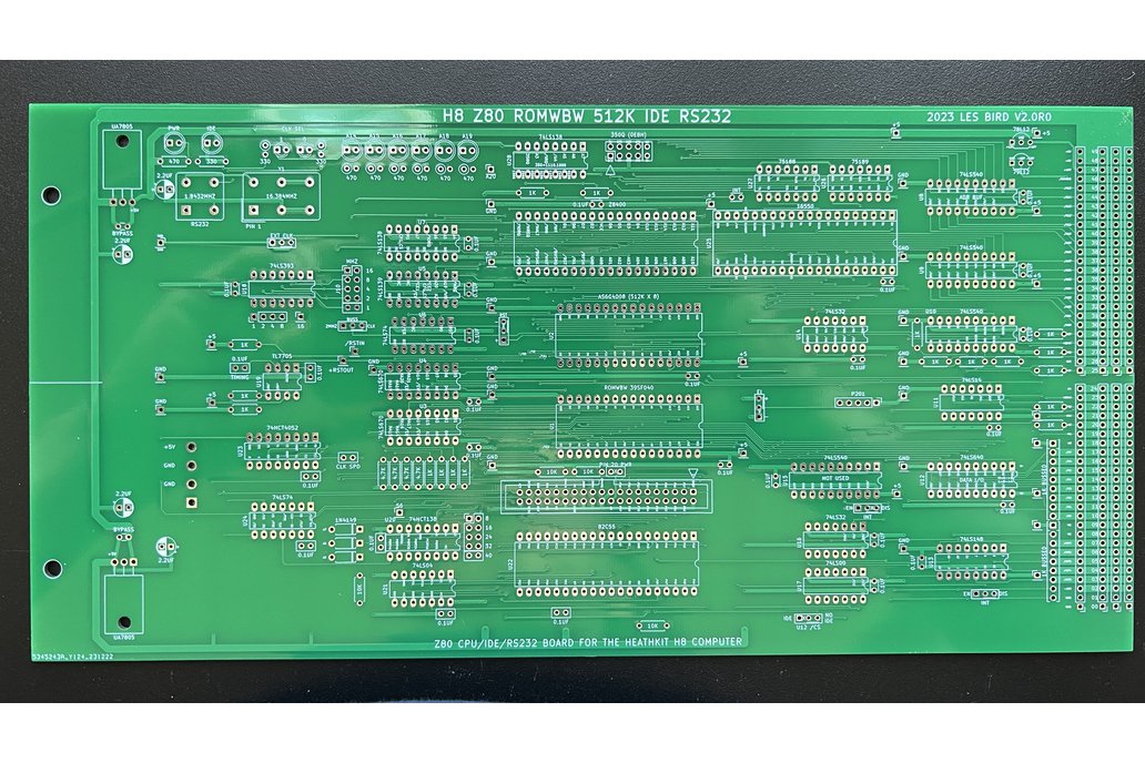 H8 Z80 ROMWBW V2.0R0 (PCB w/2MHZ FP ADAPTER) 1