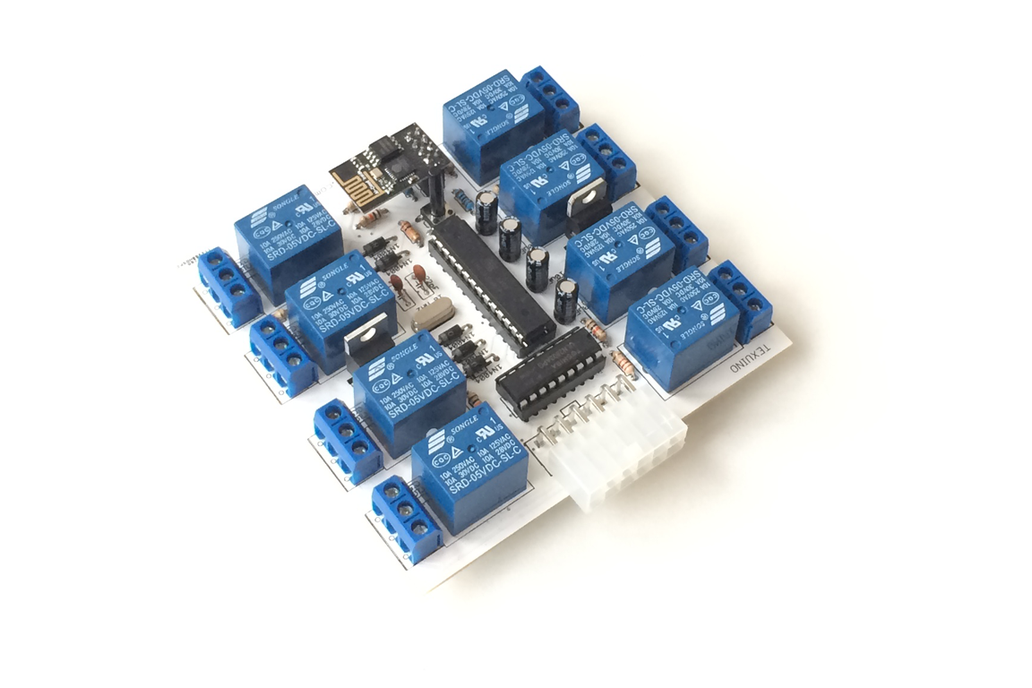 Wi-Fi Relay Board. 8 Relays/10 Inputs. Android app 1