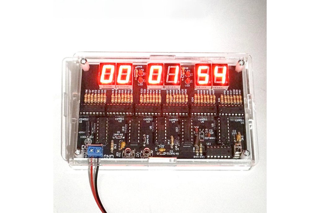 6 Digits DIY Clock Kit Auto Display Time 1