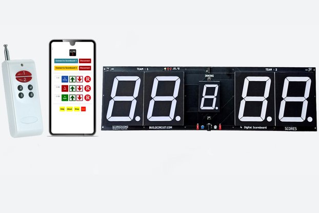 Digital Scoreboard with innings display- SCORE5-4"