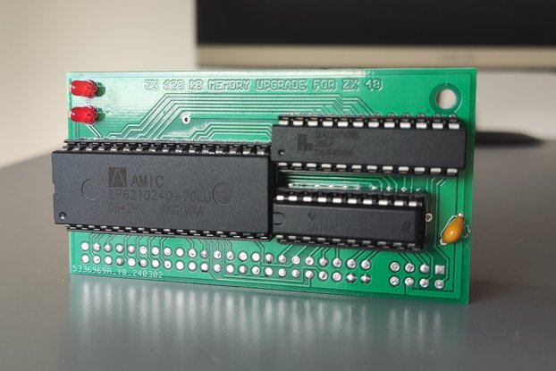 128k RAM upgrade for ZX Spectrum 48k