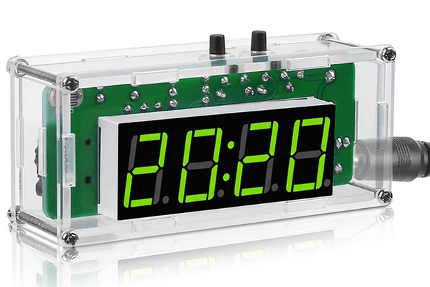 4-Digit Electronic Clock DIY Kit