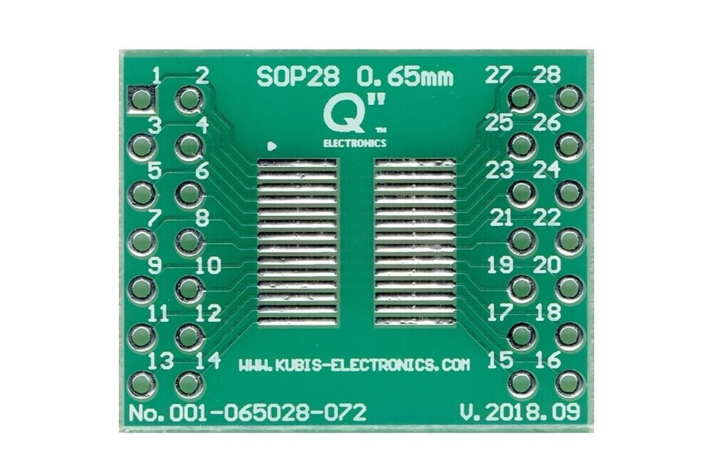SSOP28, TSSOP28 0.65mm(0.026") to 2 x IDC2x7. 1