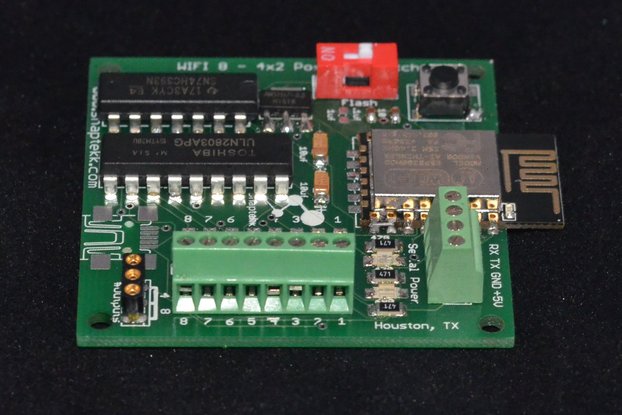 WIFI 8 or 4x2  position  relay control board