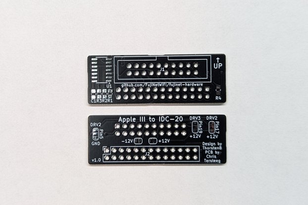 Apple III to Fujinet or Floppy Emu Adapter PCB