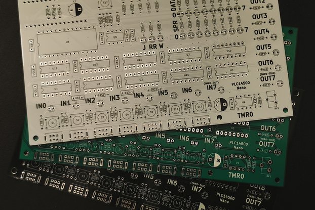 PLC14500-Nano 1-bit Single Board Computer Bare PCB