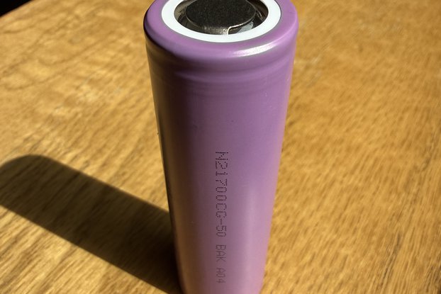 5000mAh 21700 Battery Cells