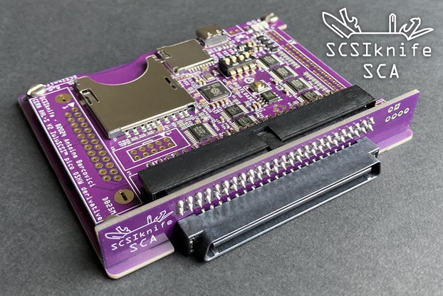 SCSIknife SCA - ZuluSCSI™ compatible emulator