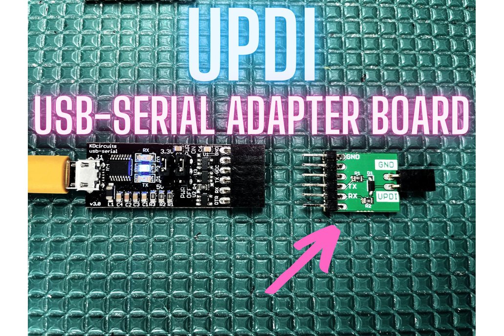 UPDI to USB-Serial Programming Adapter 1
